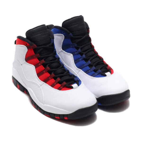 jordan 10 white and red