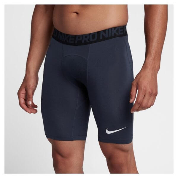 navy blue nike pro shorts