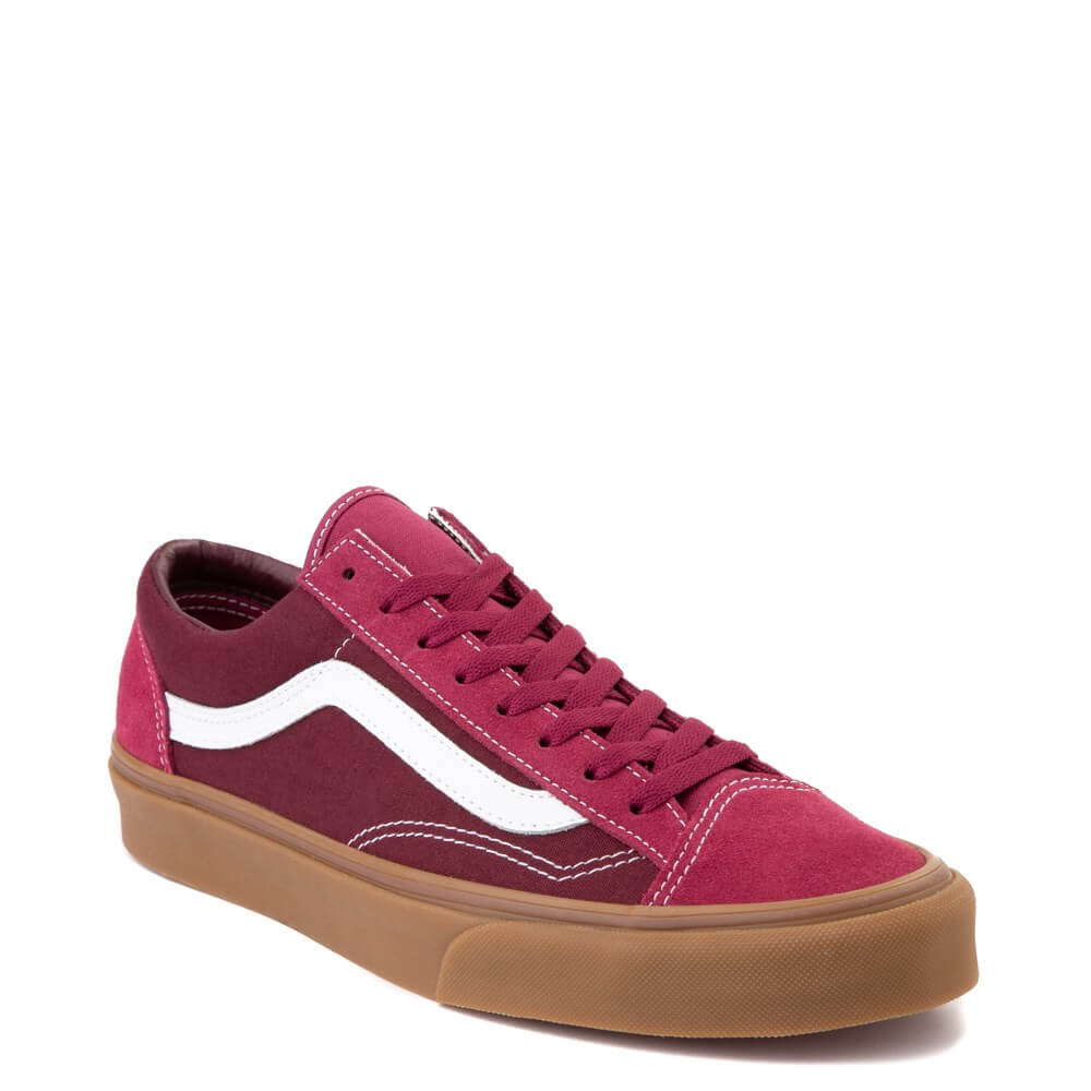 vans style 36 gum beet red port royale